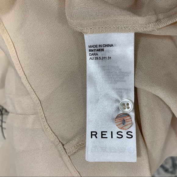 💥 Reiss Dara Leaf Print Dress - Picture 9 of 11